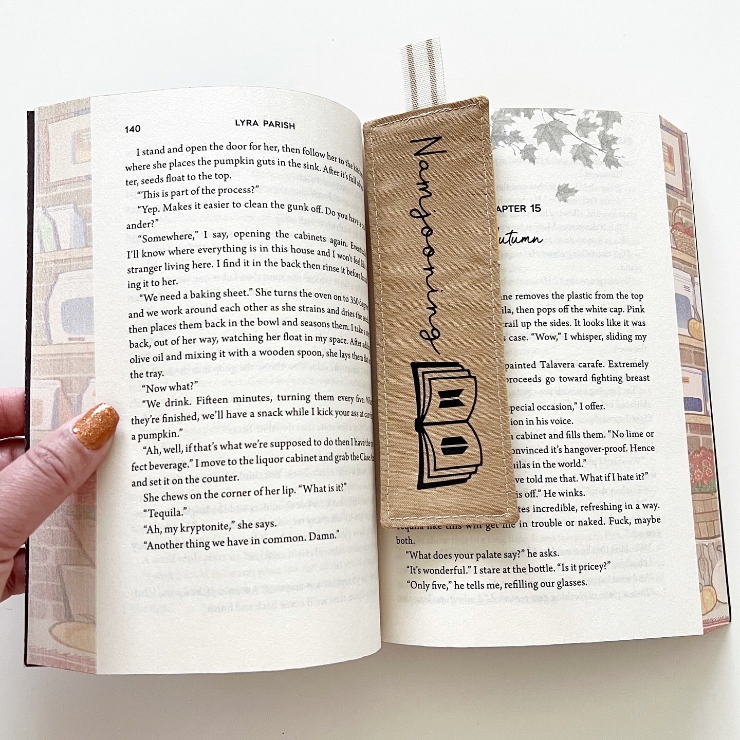 BTS Namjooning Handmade Fabric Bookmarks