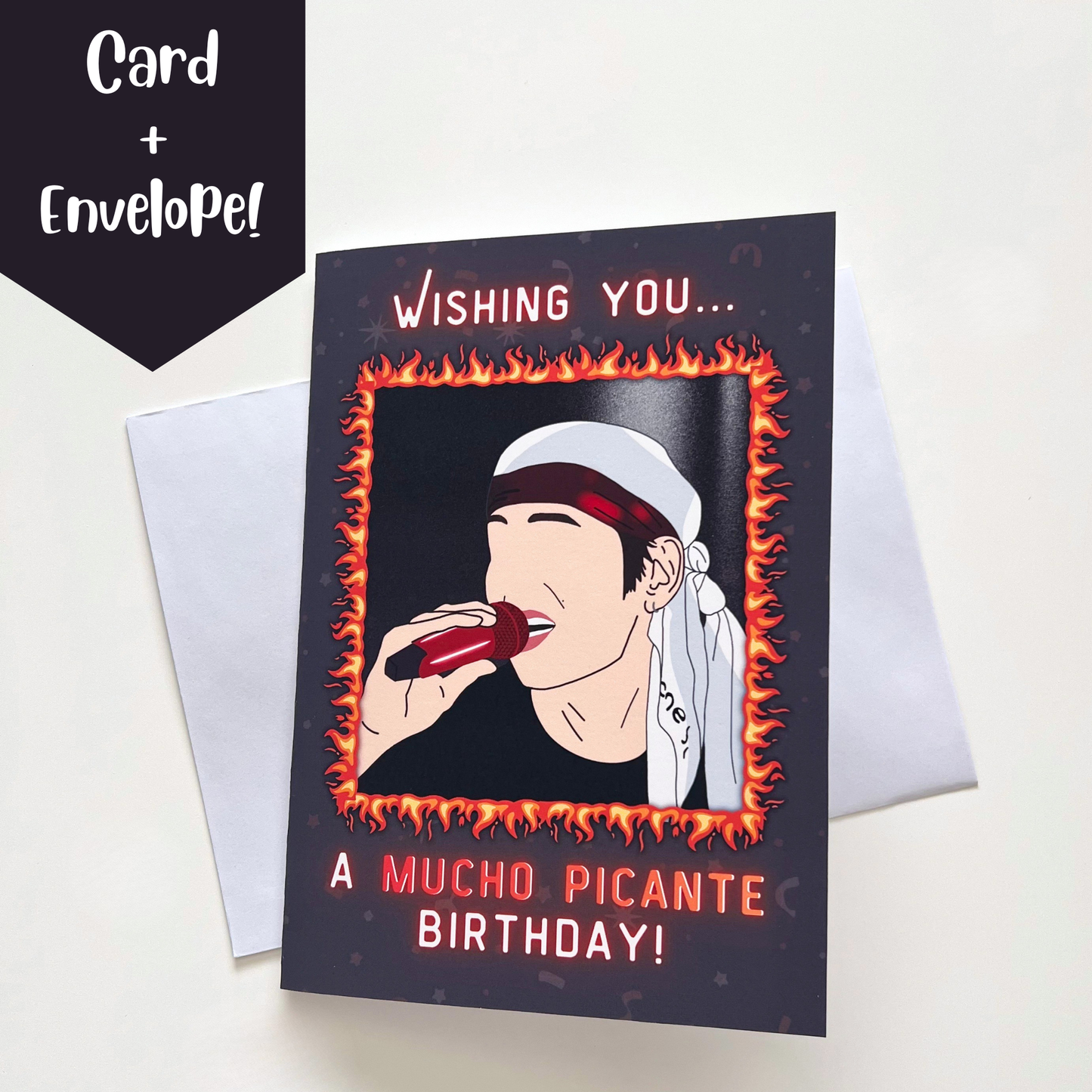 Tae "Wishing you... a Mucho Picante birthday!" Birthday Card