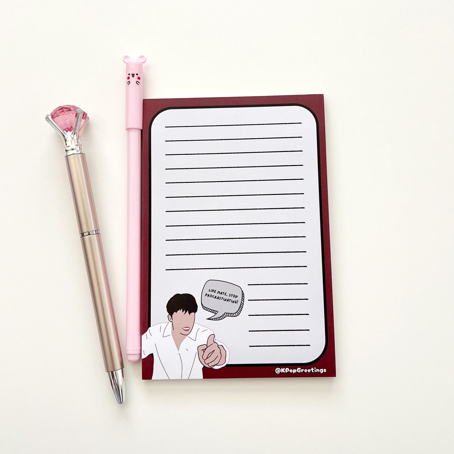 Bang Chan "Like Mate, Stop Procrastinating!" Notepad
