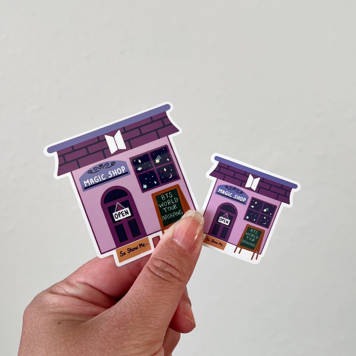 BTS Arirang Tour Matte Concert Freebie Stickers