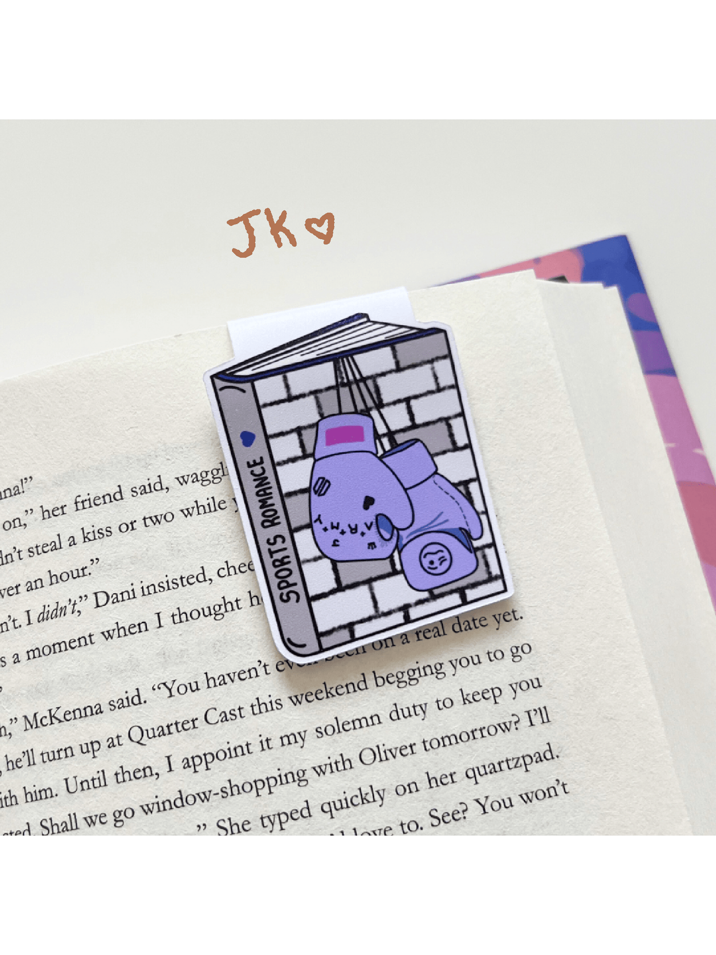 BTS as Romance Book Tropes Magnetic Bookmarks