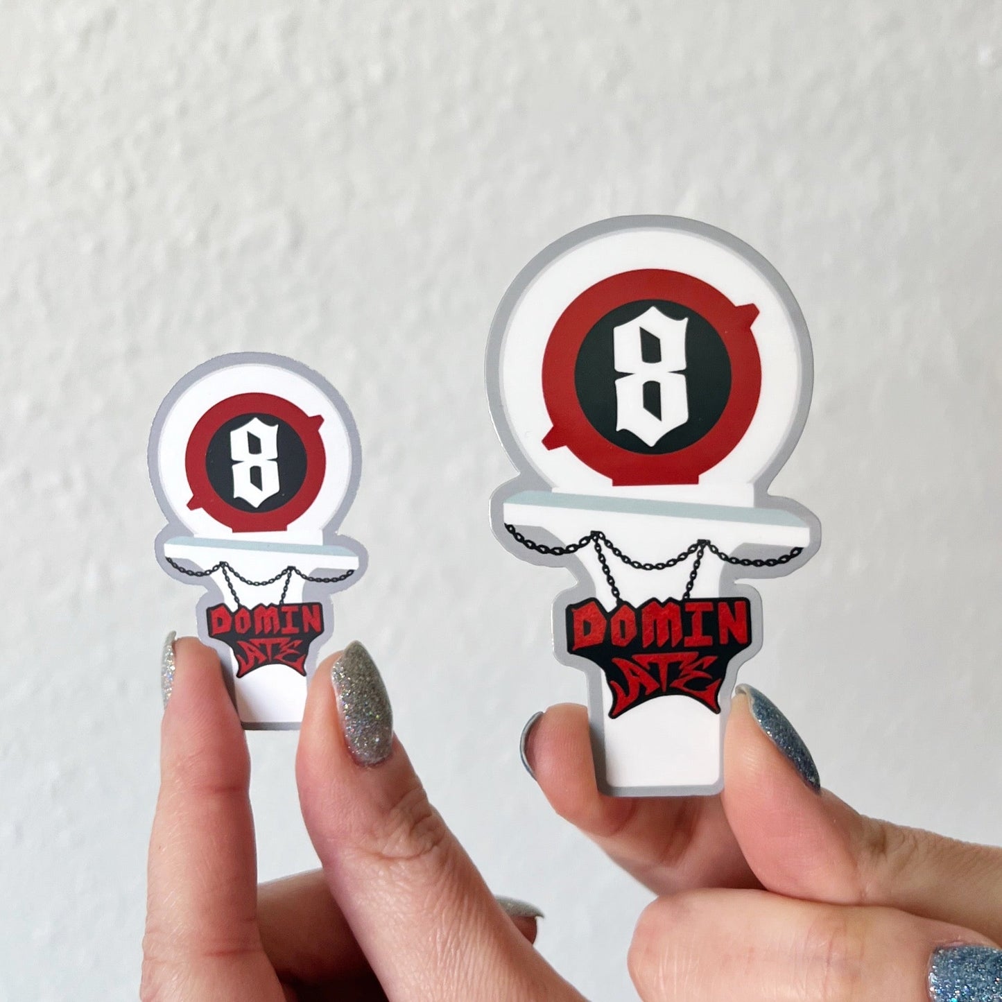 DominATE Tour Matte Concert Freebie Stickers