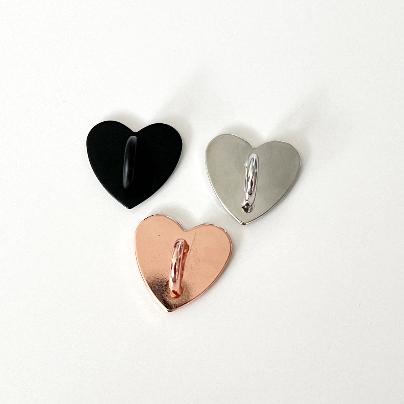 Heart Shaped Phone Charm Hooks