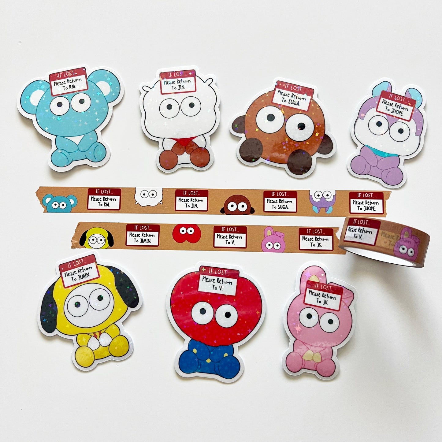 If LOST! Return to BTS Washi Tape