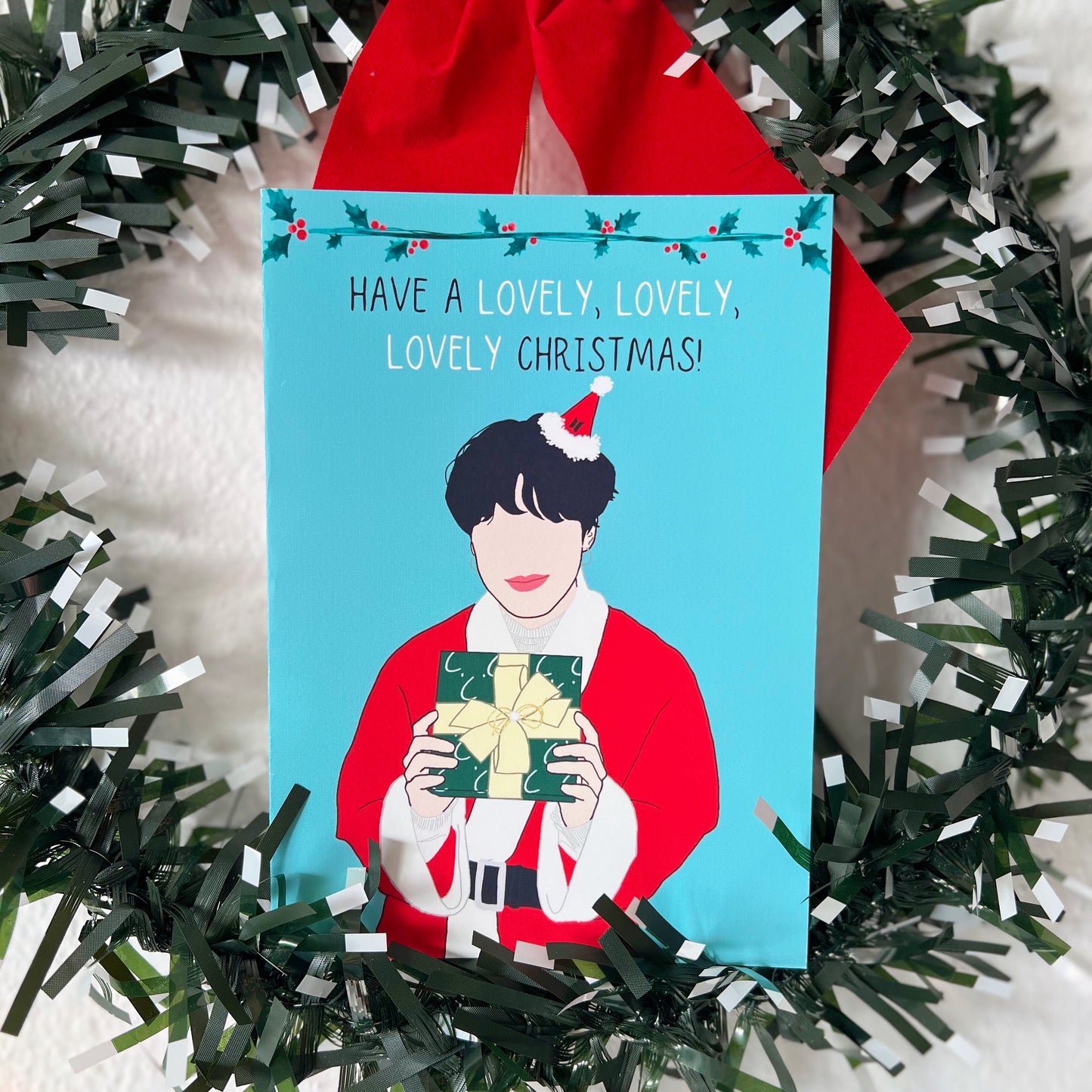 Jimin "Have A Lovely Lovely Lovely Christmas!" Holiday Card