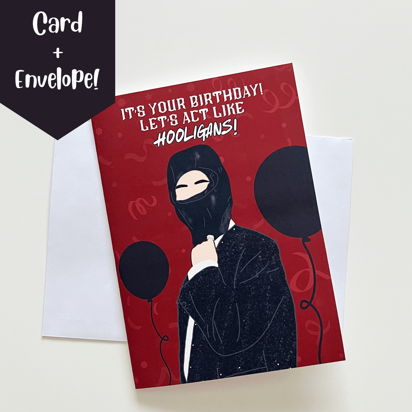 Jin "It's Your Birthday! Let's Act Like Hooligans!" Birthday Card
