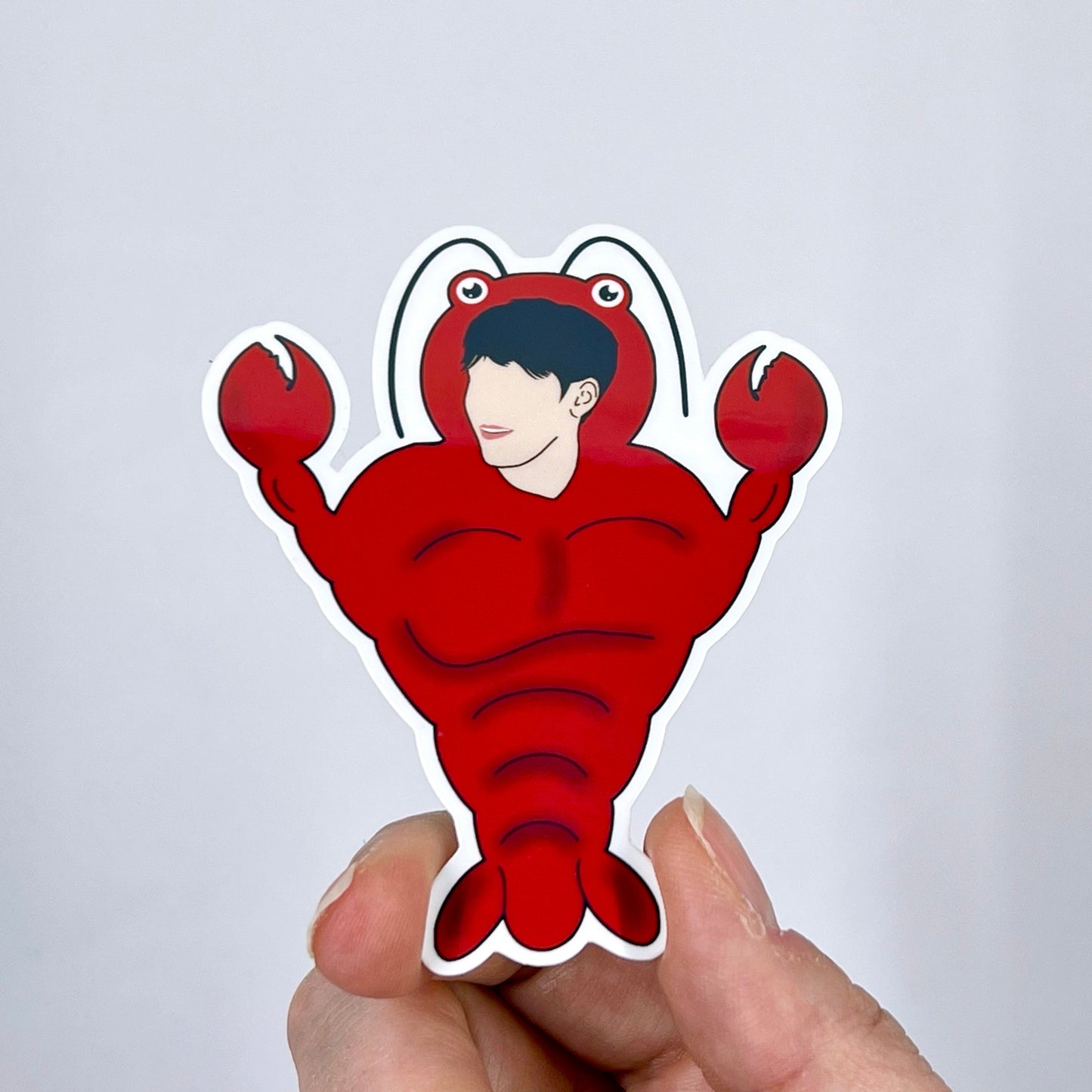 Seventeen Lobster Mingyu Vinyl Sticker