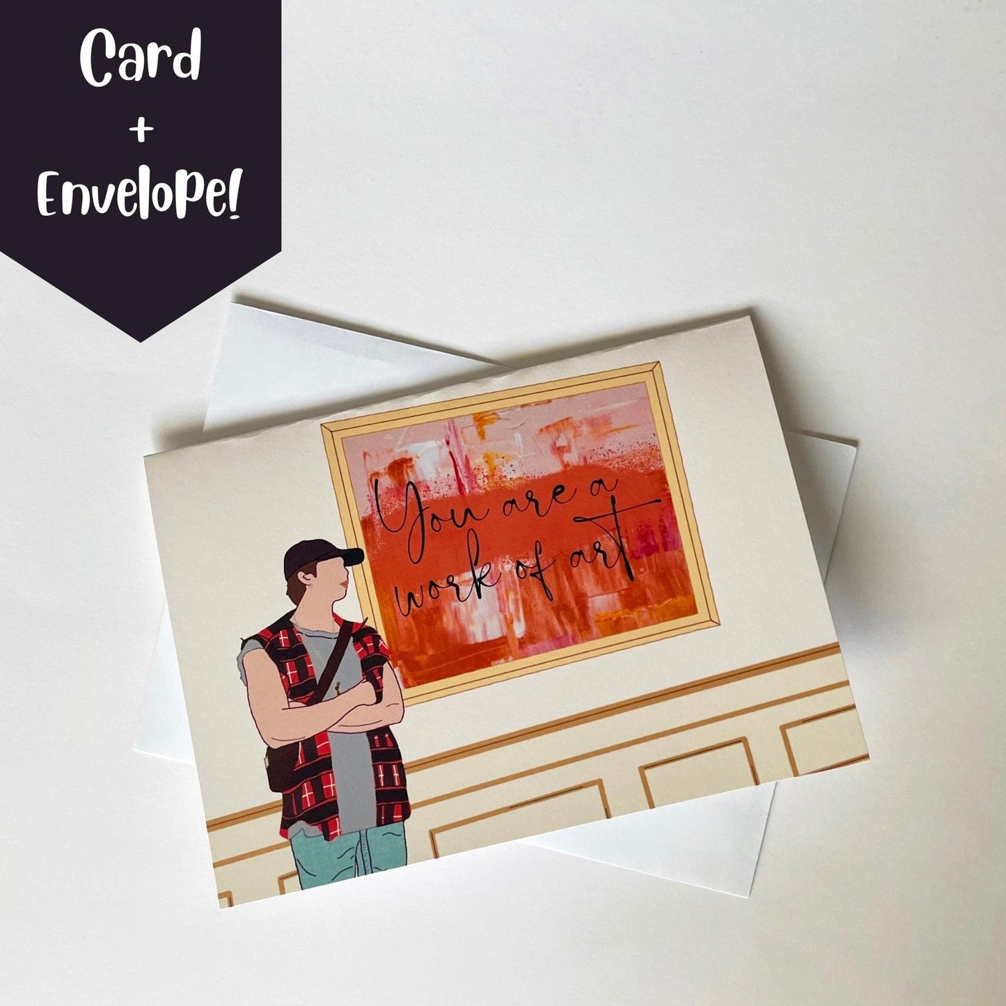 RM "You Are A Work Of Art" Any Occasion Card with Envelope