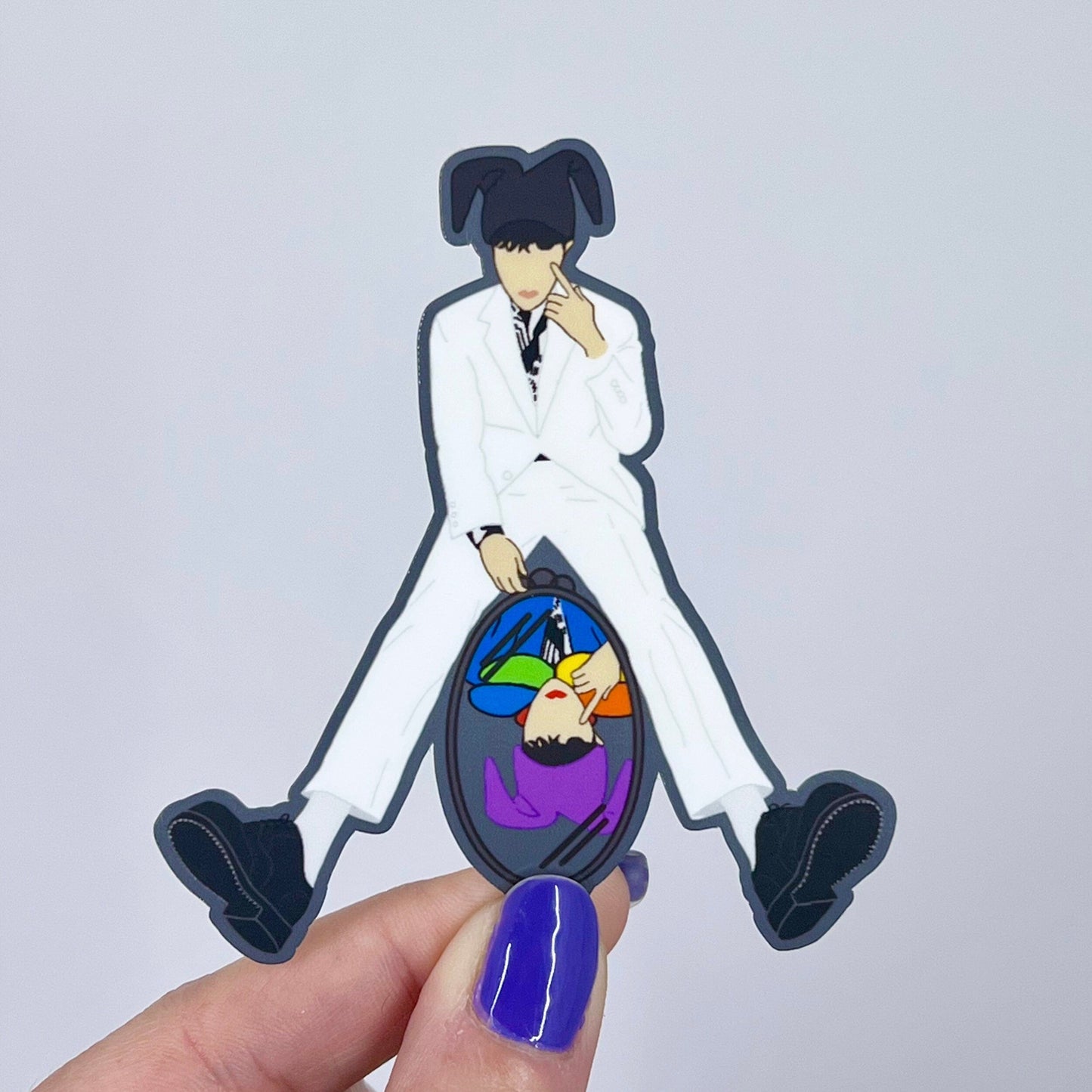 Jhope Jack in the Box Reflection Vinyl Sticker