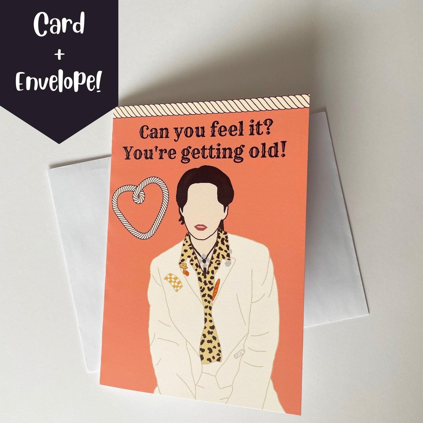 SUGA "Can You Feel It? You're Getting Old!" That That Birthday Card