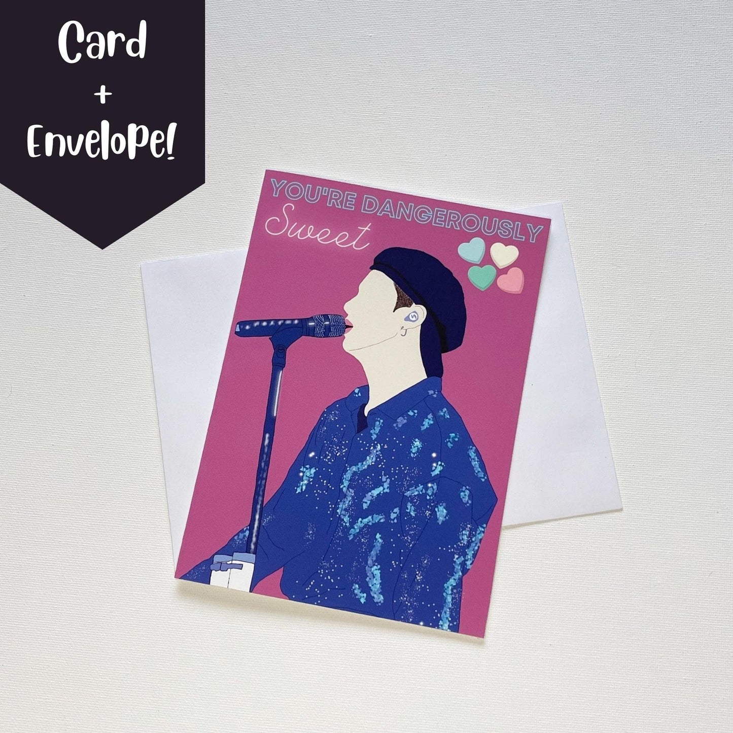 SUGA "You're Dangerously Sweet" Valentine's Day Card