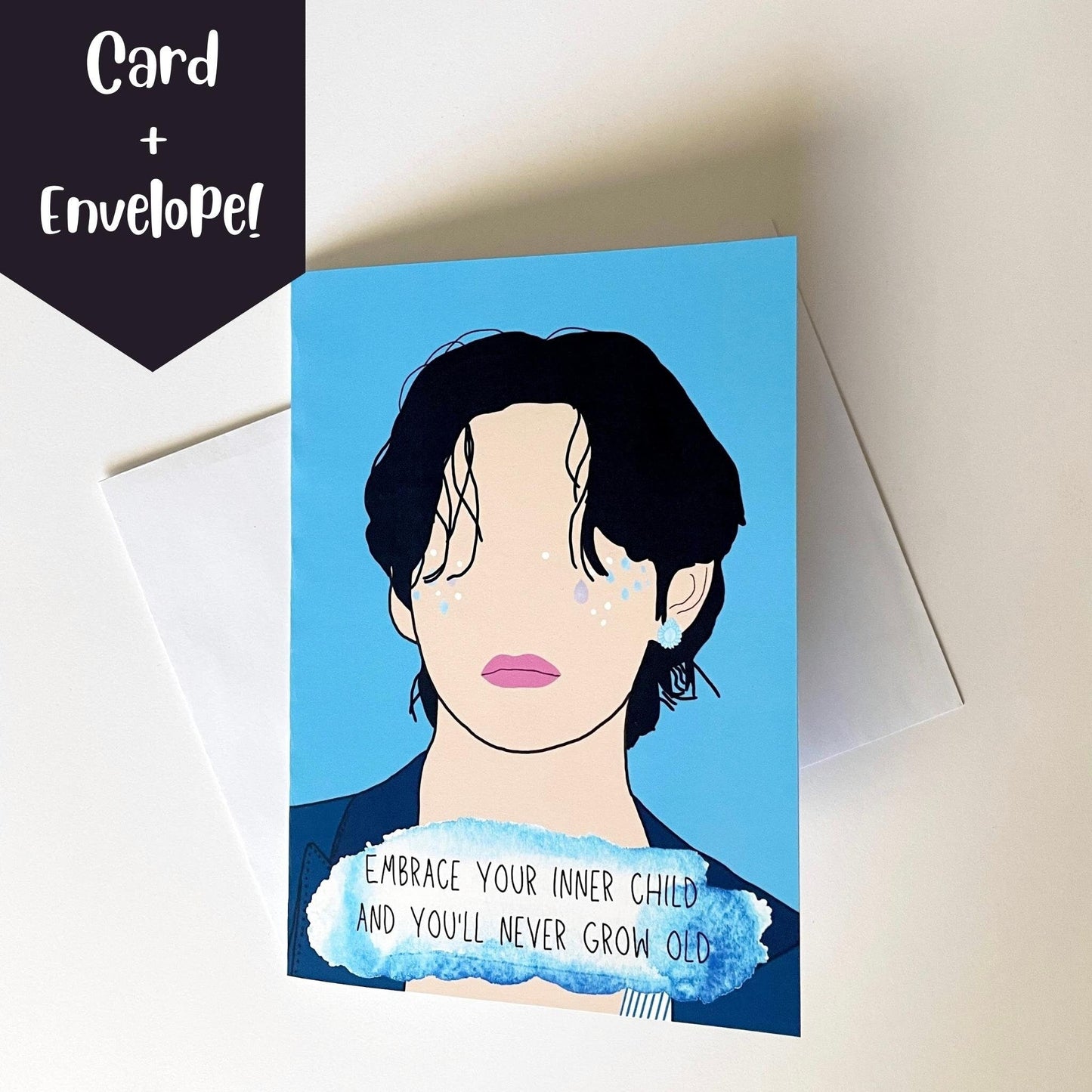 Taehyung Inner Child Birthday Card with Envelope