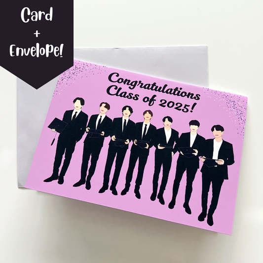 BTS Congratulations Class of 2025! Greeting Card with Envelope