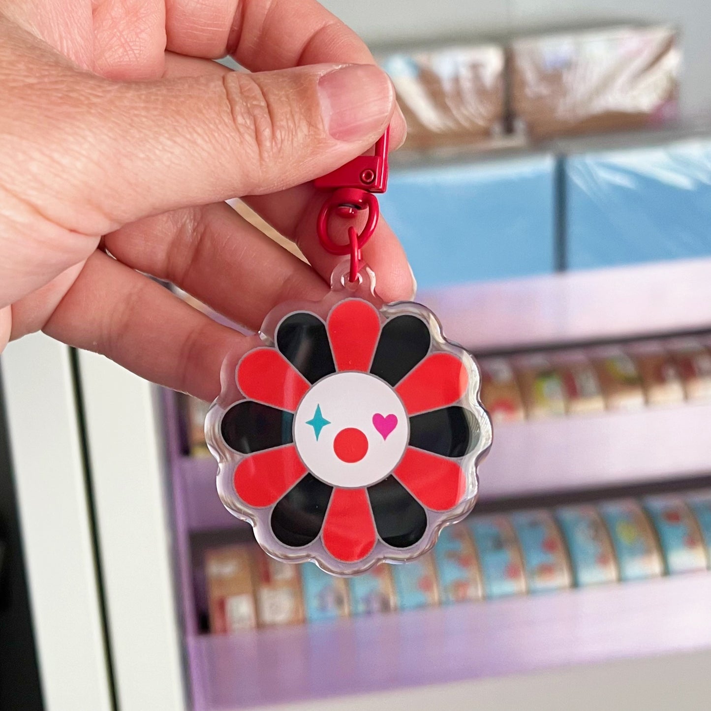 Hobicore Flower Acrylic Keychain