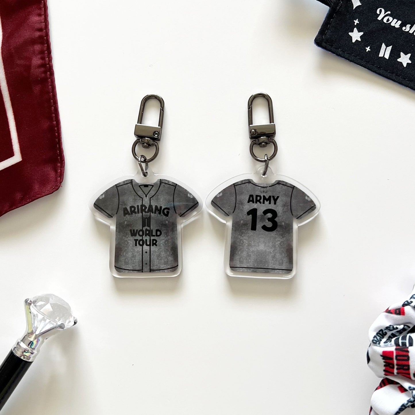 ARMY 13 Jersey Acrylic Keychain