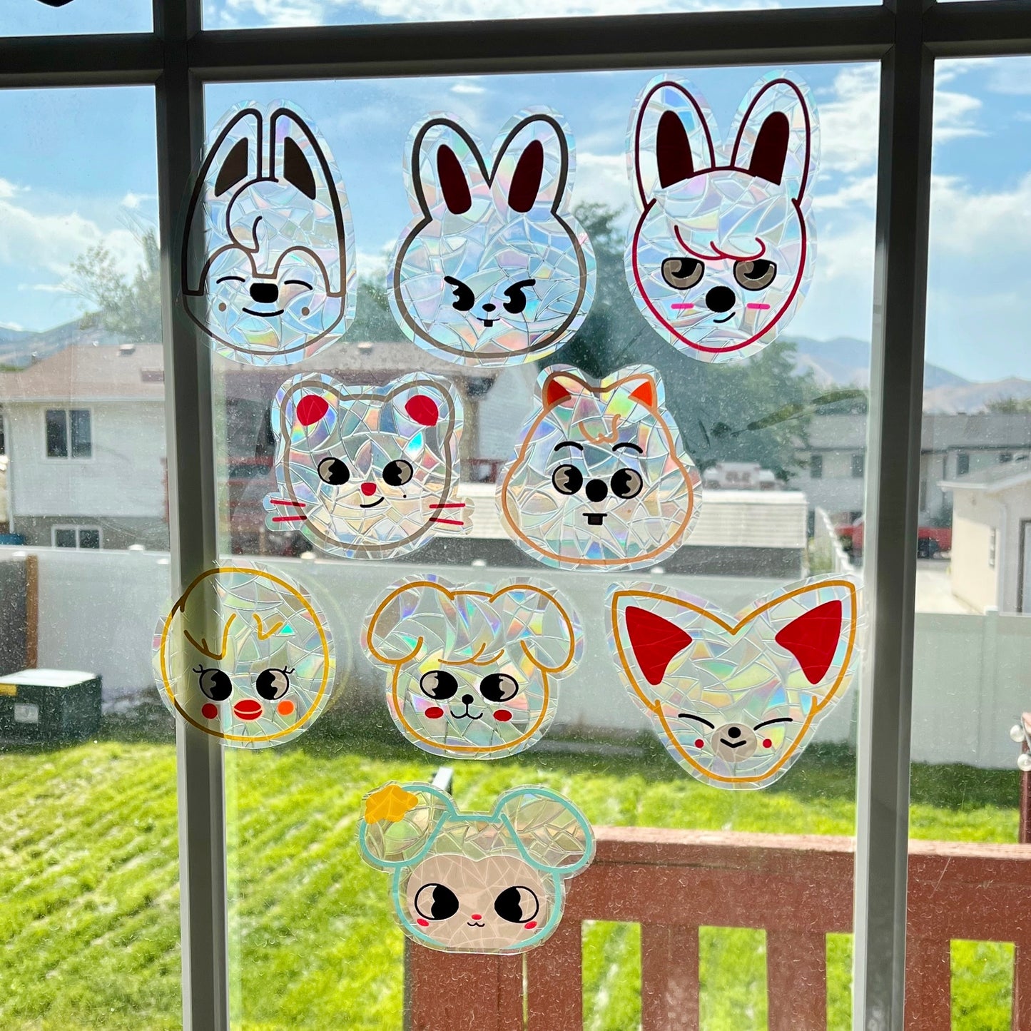 STAY Suncatcher Window Decal