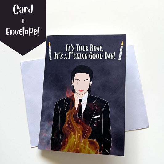 Agust D "It's Your BDay, It's a F*cking Good Day!" Birthday Card