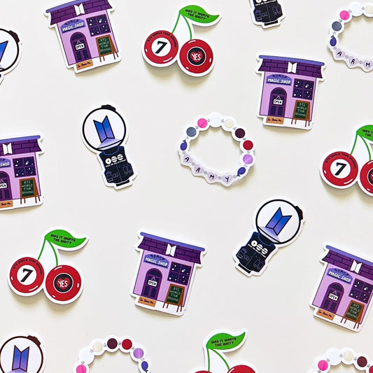 BTS Arirang Tour Matte Concert Freebie Stickers