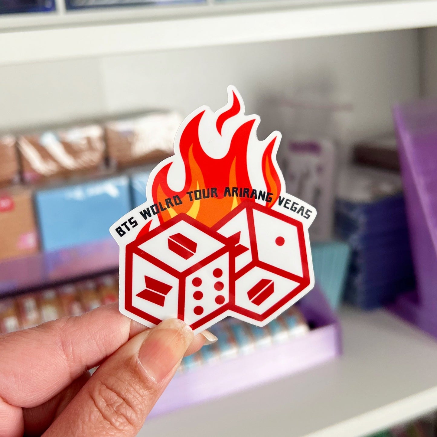 BTS Arirang Tour Vinyl Stickers- Vegas Edition