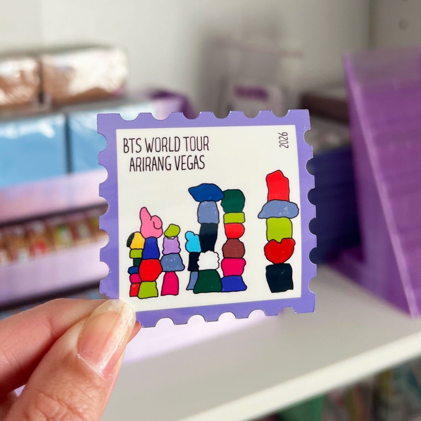 BTS Arirang Tour Vinyl Stickers- Vegas Edition