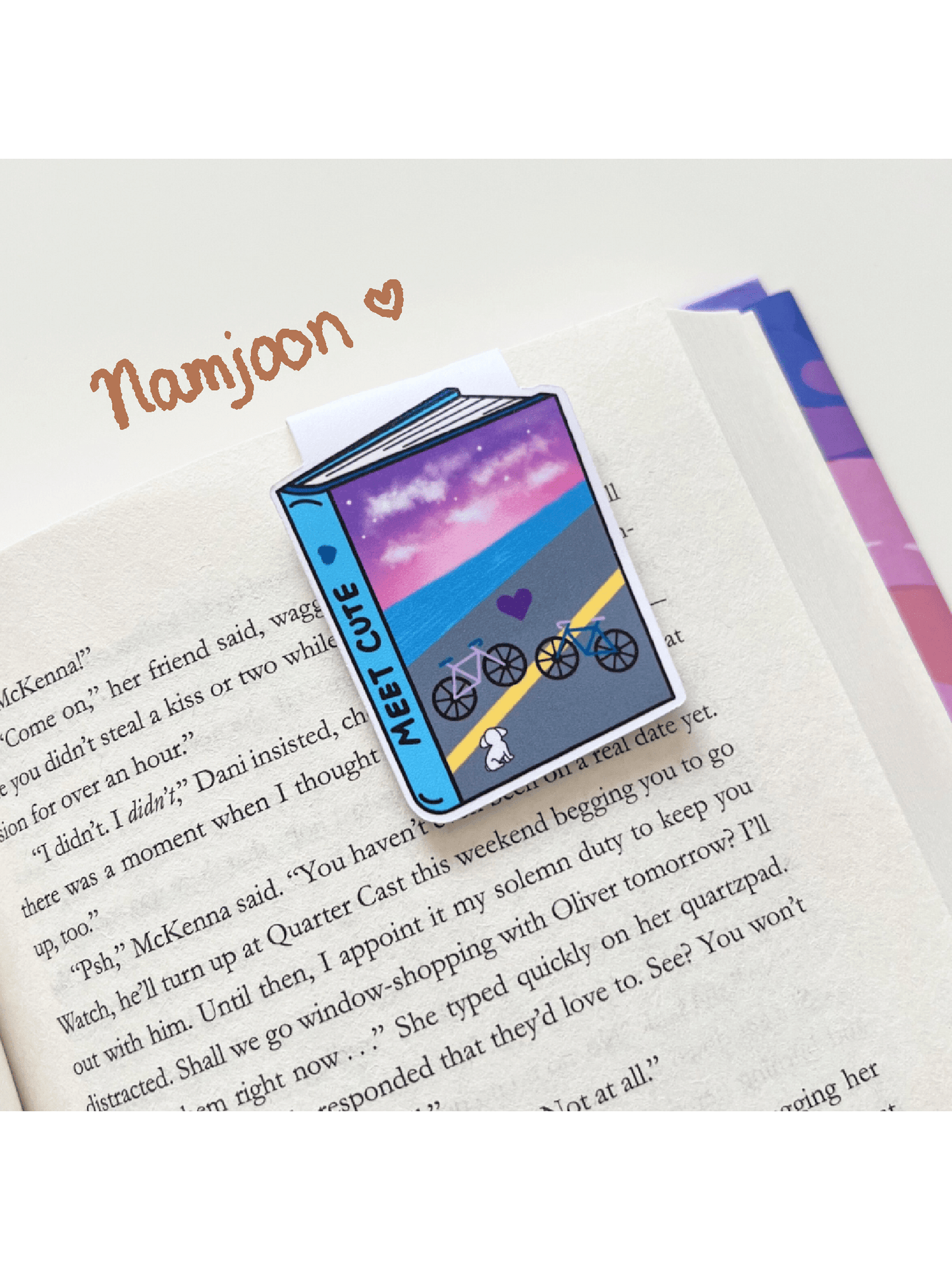 BTS as Romance Book Tropes Magnetic Bookmarks