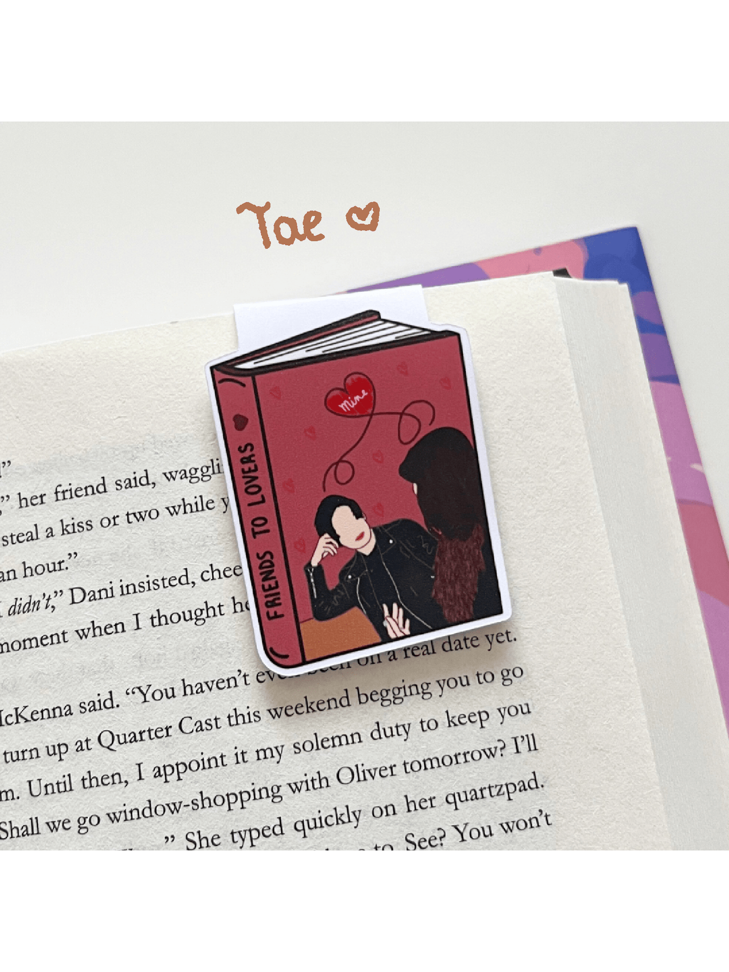 BTS as Romance Book Tropes Magnetic Bookmarks