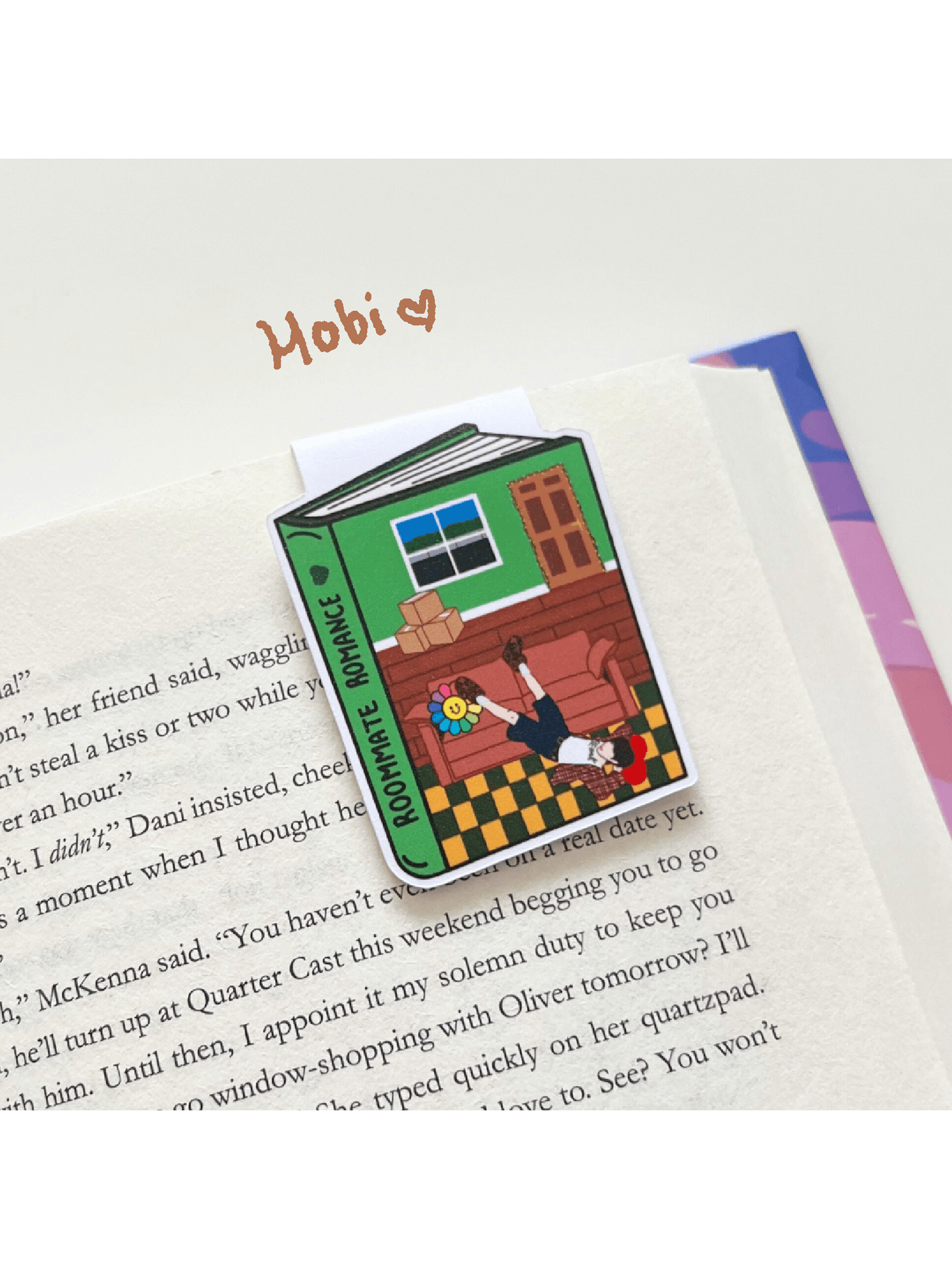 BTS as Romance Book Tropes Magnetic Bookmarks