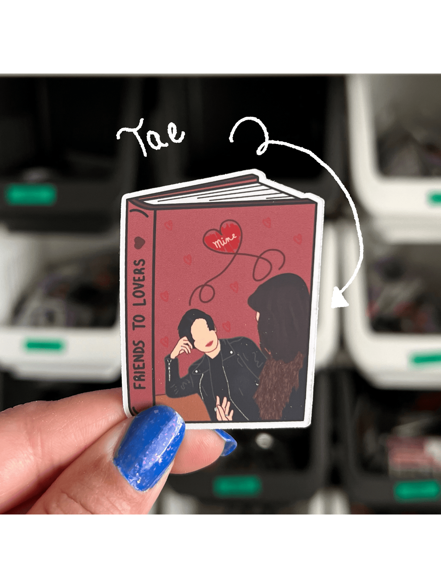 BTS as Romance Book Tropes Vinyl Sticker Pack