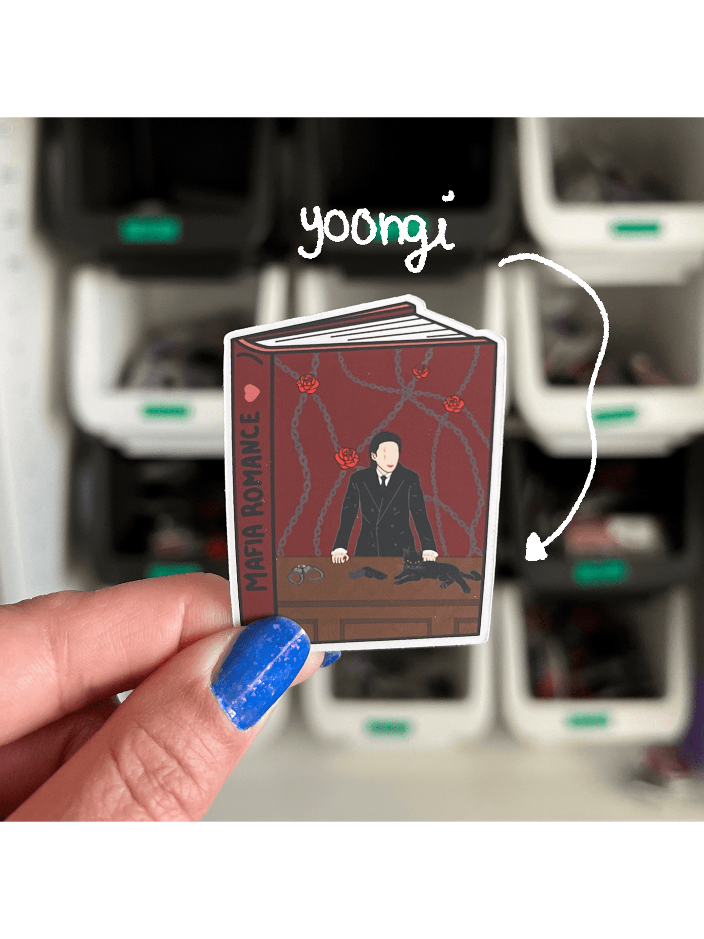 BTS as Romance Book Tropes Vinyl Sticker Pack