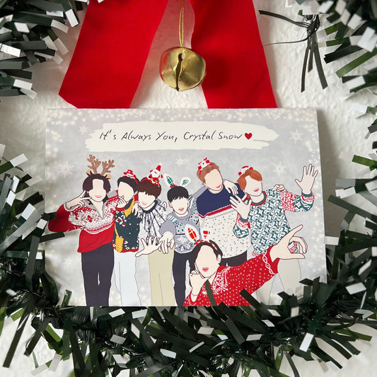 BTS "It's Always You, Crystal Snow" Holiday Card