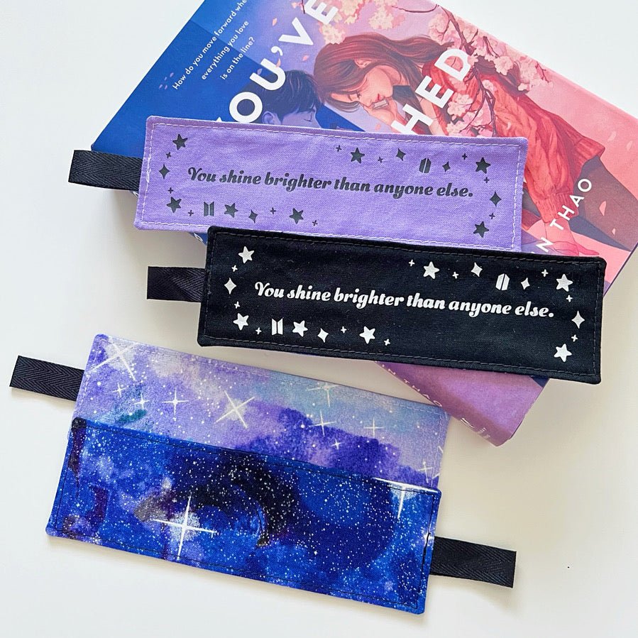 BTS Mikrokosmos Handmade Fabric Bookmarks