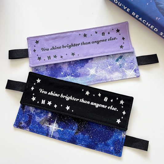 BTS Mikrokosmos Handmade Fabric Bookmarks