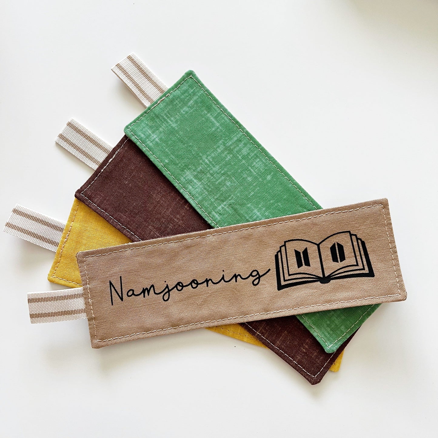 BTS Namjooning Handmade Fabric Bookmarks