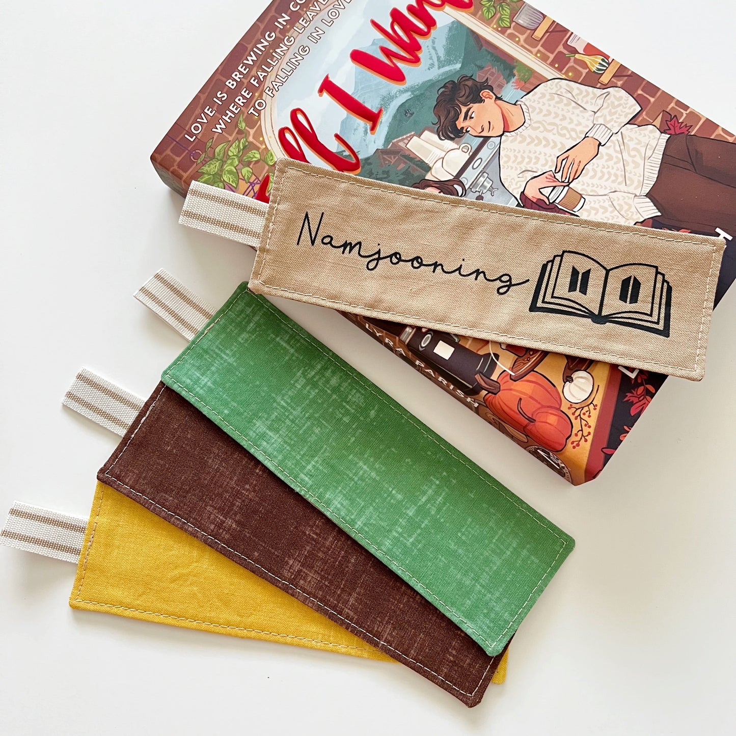 BTS Namjooning Handmade Fabric Bookmarks