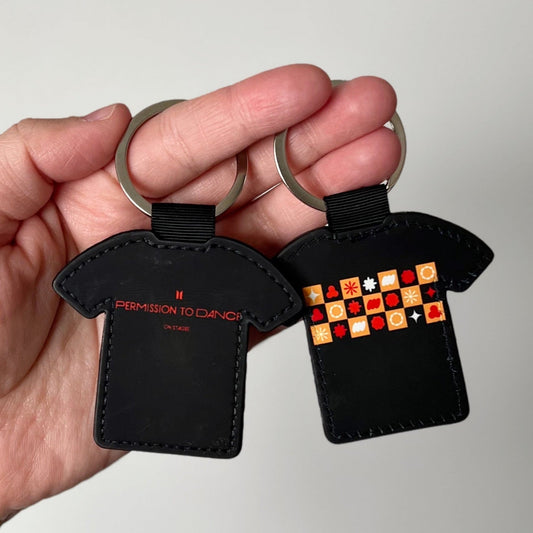 BTS Permission to Dance On Stage T-Shirt Tour Keychain