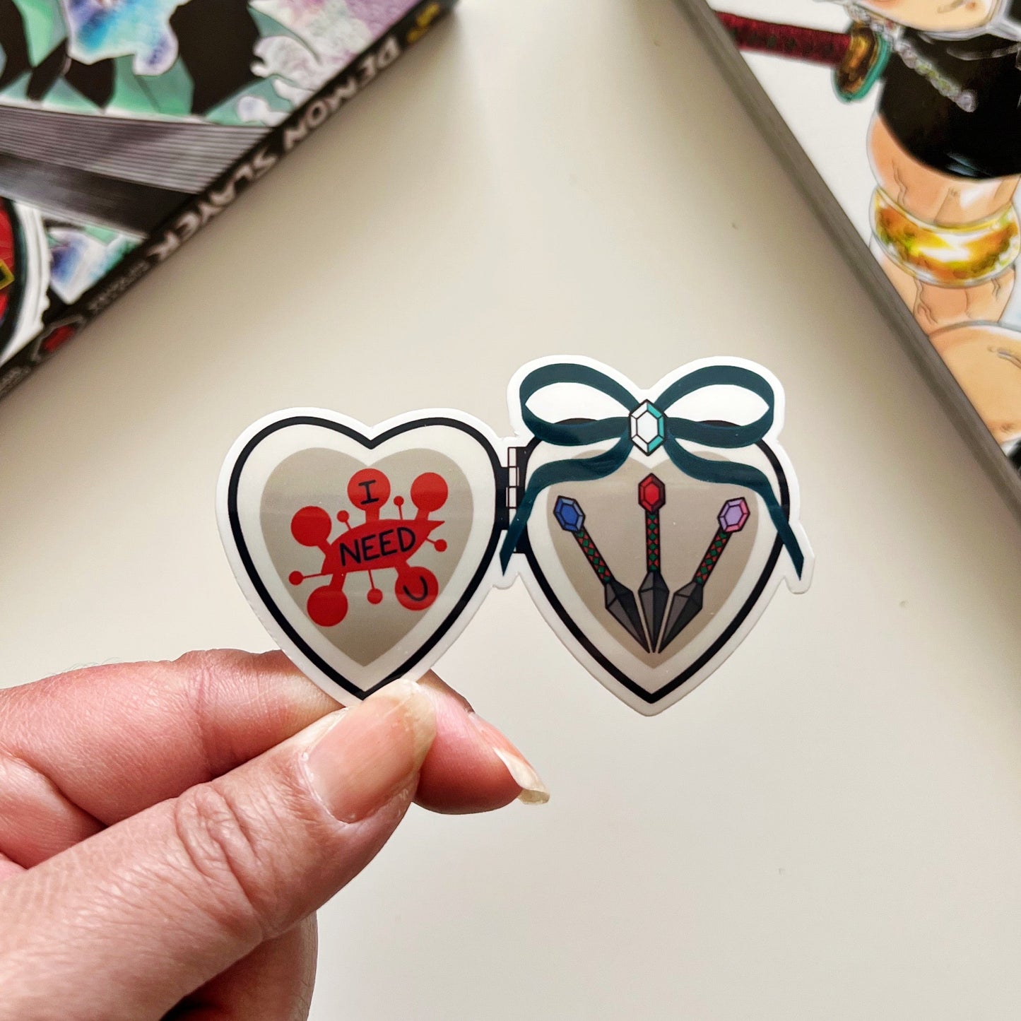 Demon Slayer x Bangtan Vinyl Stickers