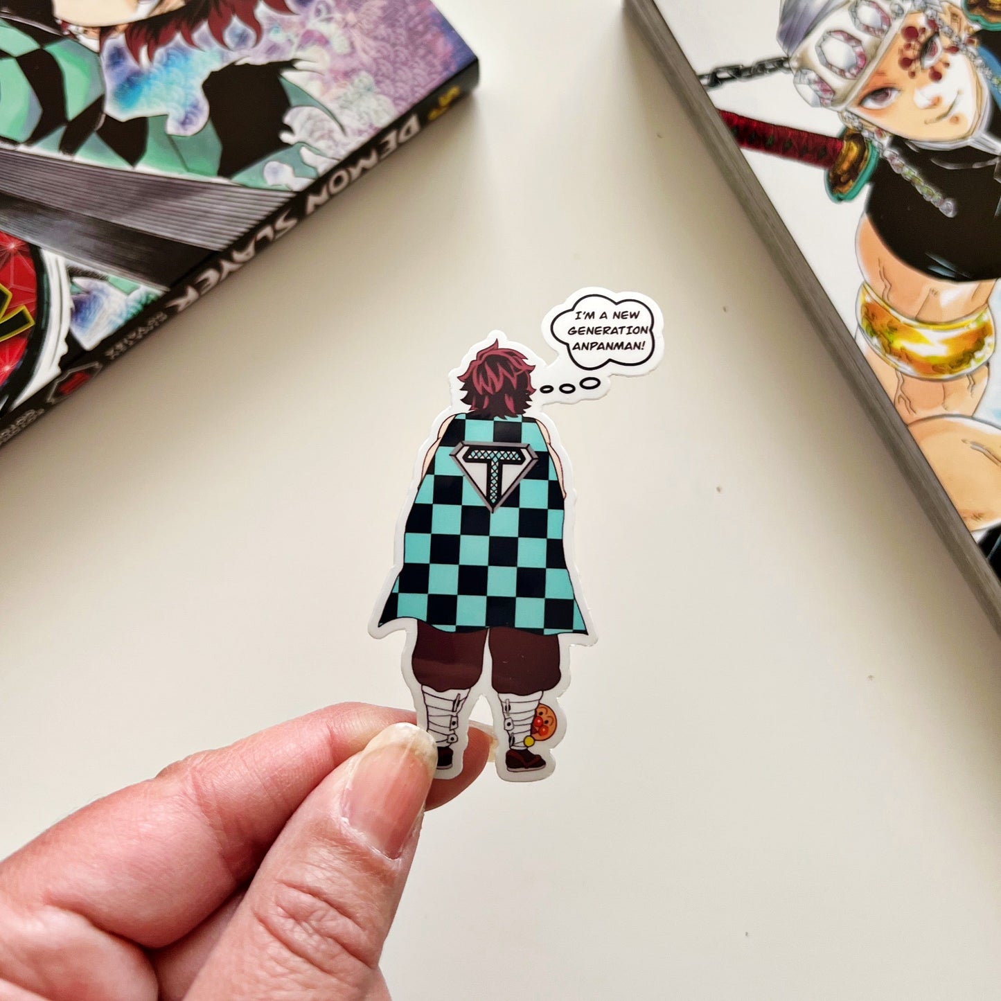 Demon Slayer x Bangtan Vinyl Stickers