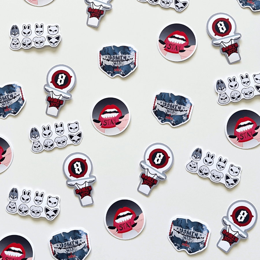 DominATE Tour Matte Concert Freebie Stickers