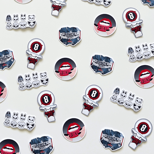 DominATE Tour Matte Concert Freebie Stickers