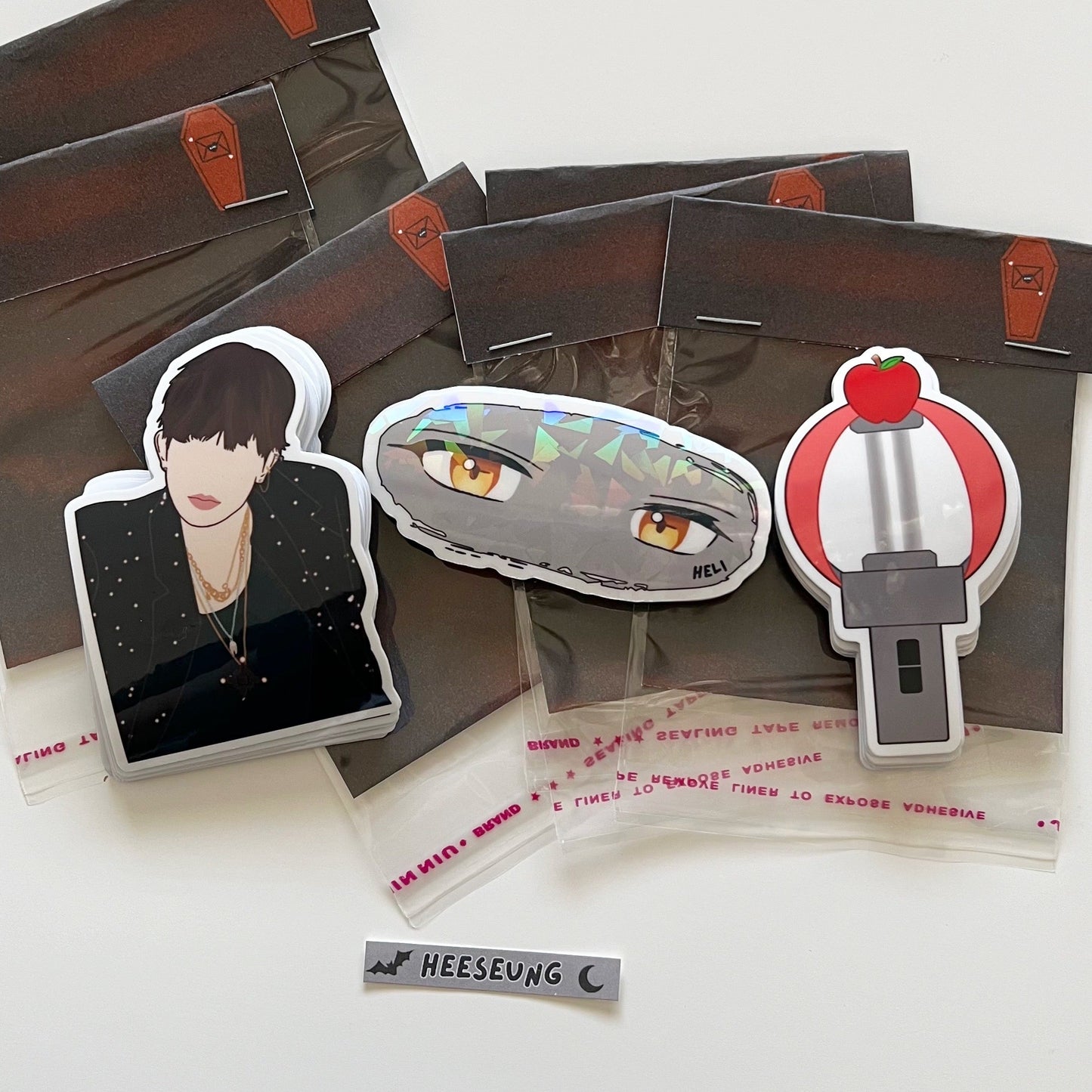 Enhypen Dark Moon Vinyl Sticker Packs