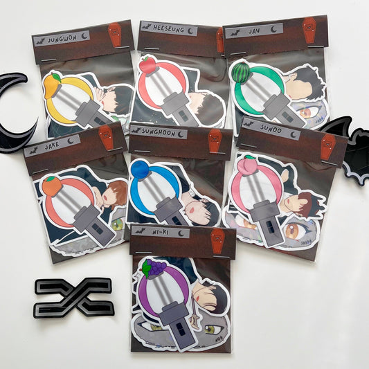 Enhypen Dark Moon Vinyl Sticker Packs