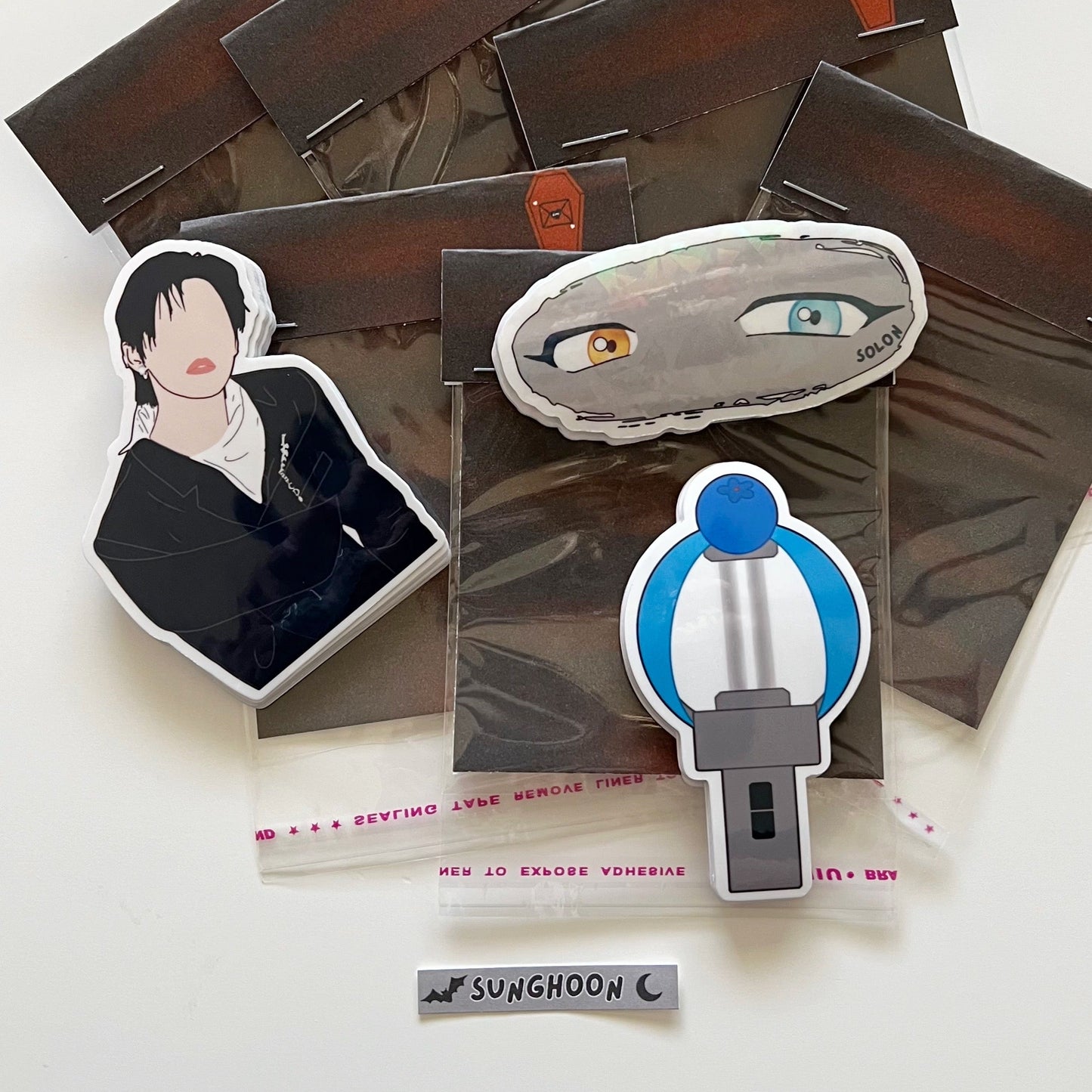 Enhypen Dark Moon Vinyl Sticker Packs