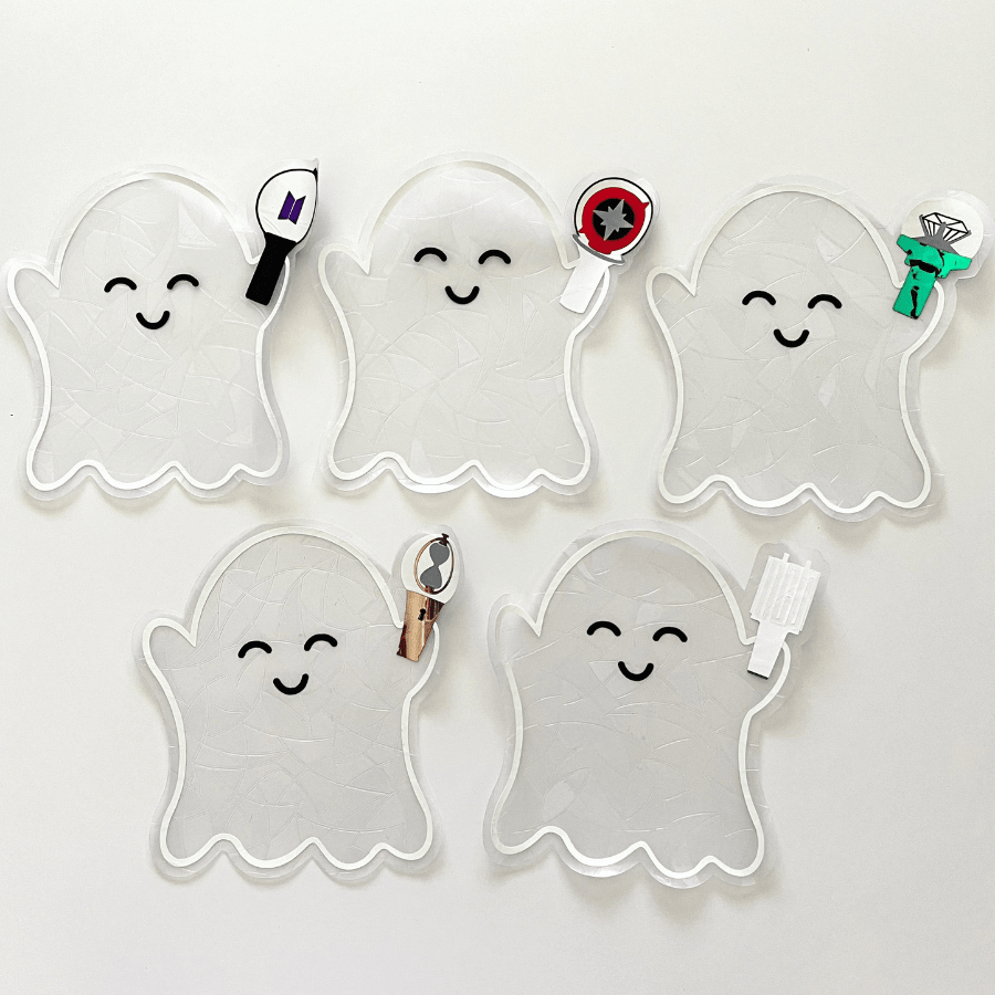 Ghostie Kpop Multi-Stan Suncatcher Window Decals