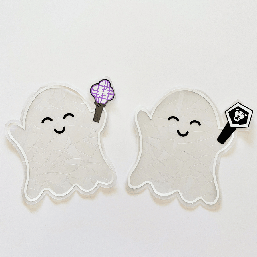 Ghostie Kpop Multi-Stan Suncatcher Window Decals
