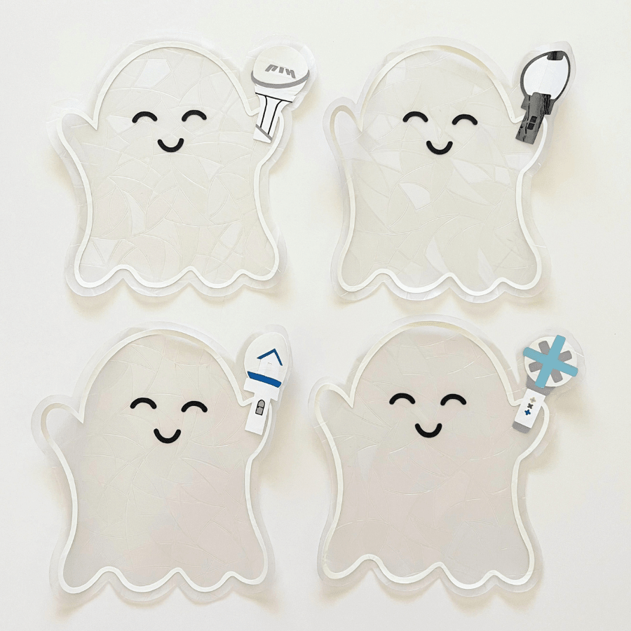Ghostie Kpop Multi-Stan Suncatcher Window Decals
