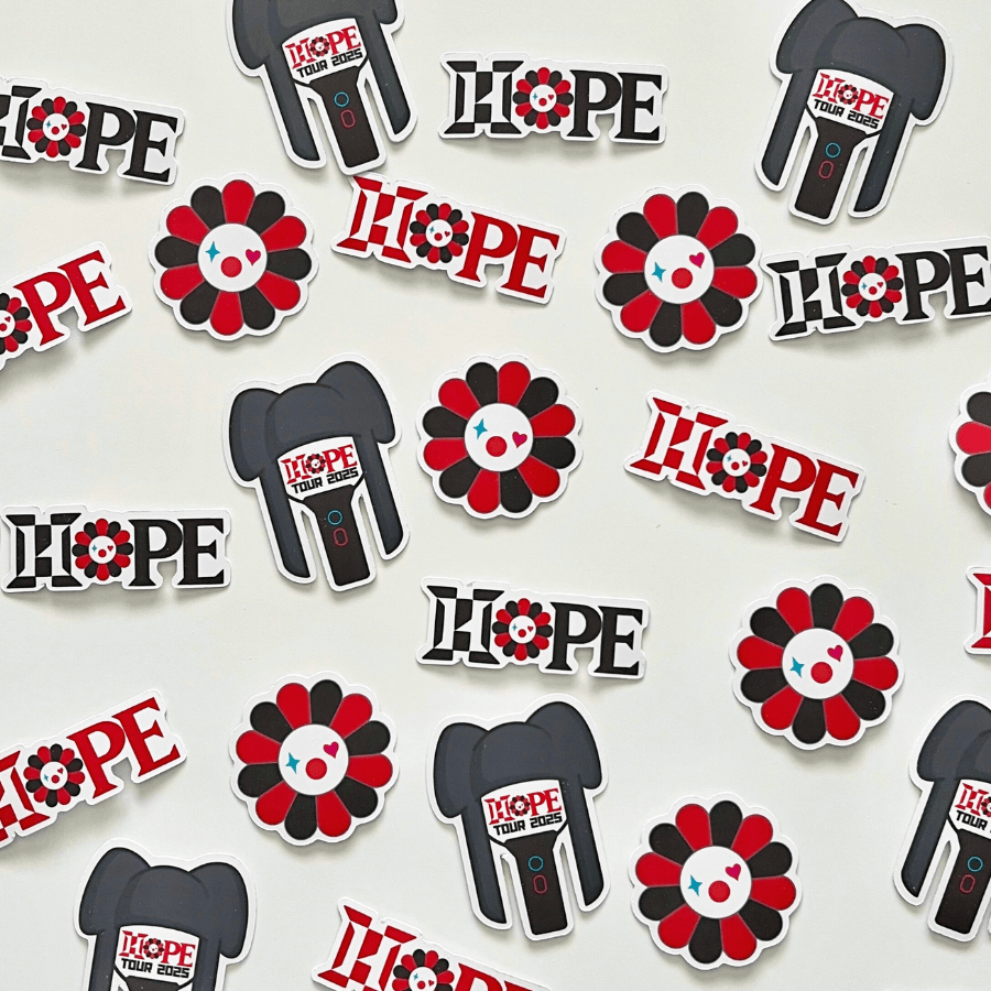 Hope On The Stage Tour Matte Concert Freebie Stickers