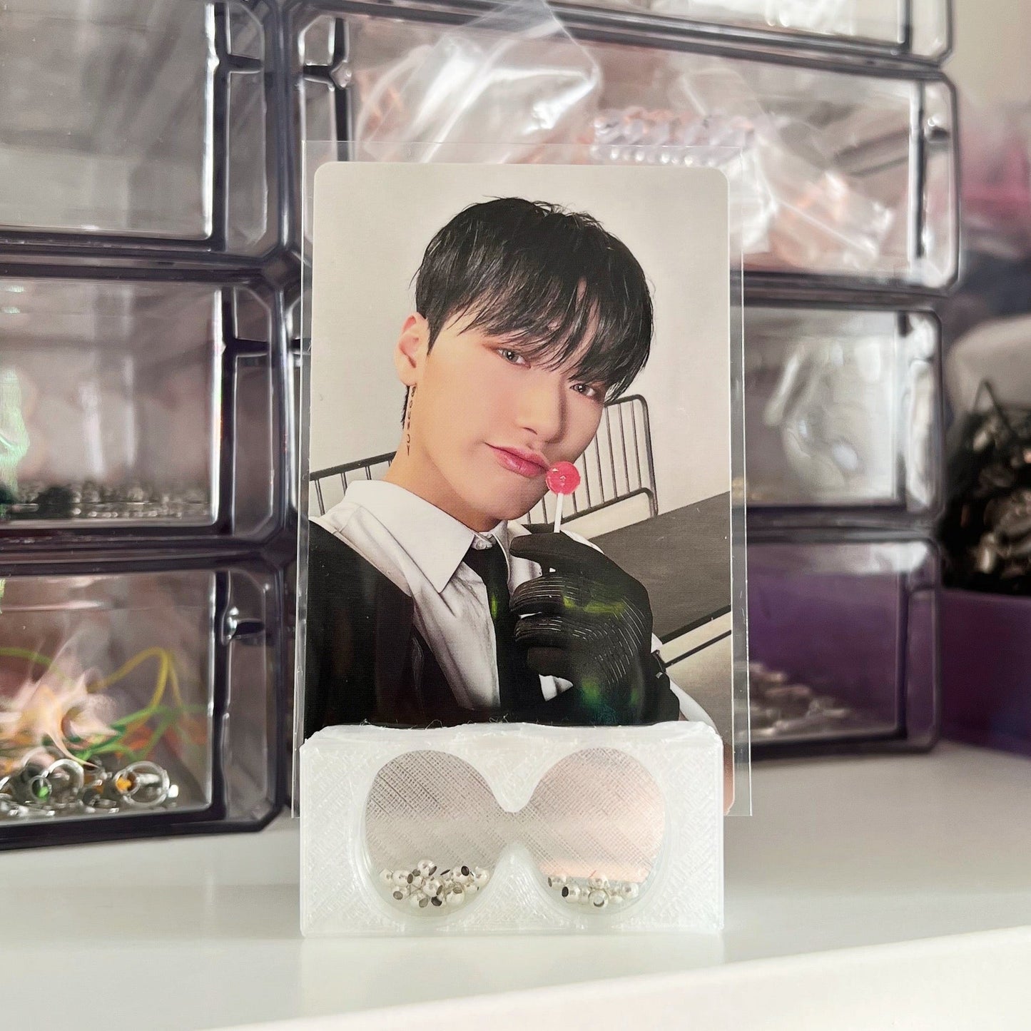 Hourglass Photocard Stand
