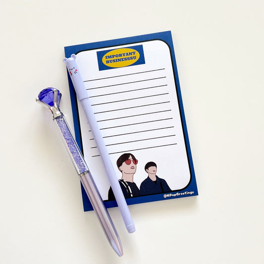 Jhope and Jungkook 'Important Businesssu" Notepad