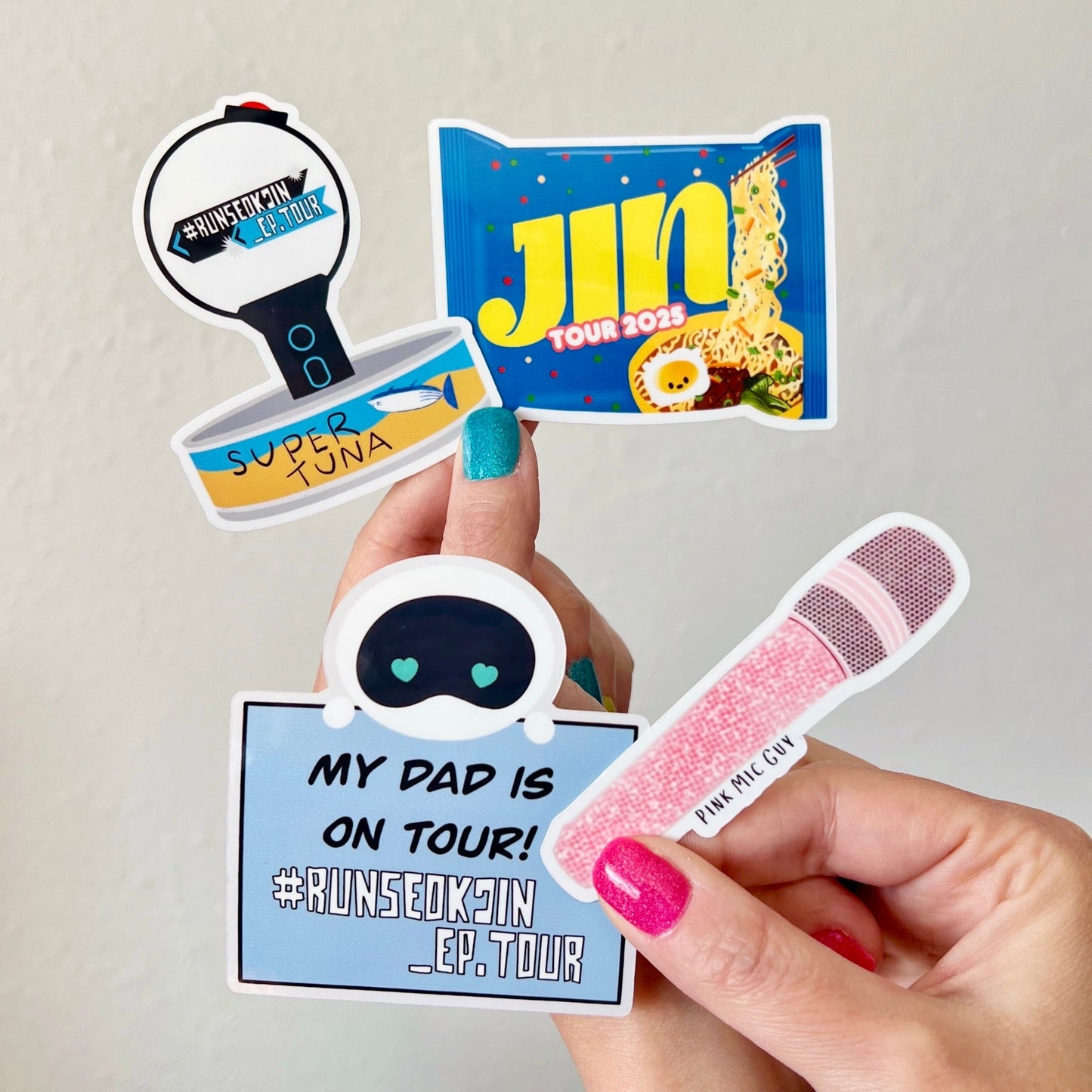 Jin Tour Vinyl Stickers