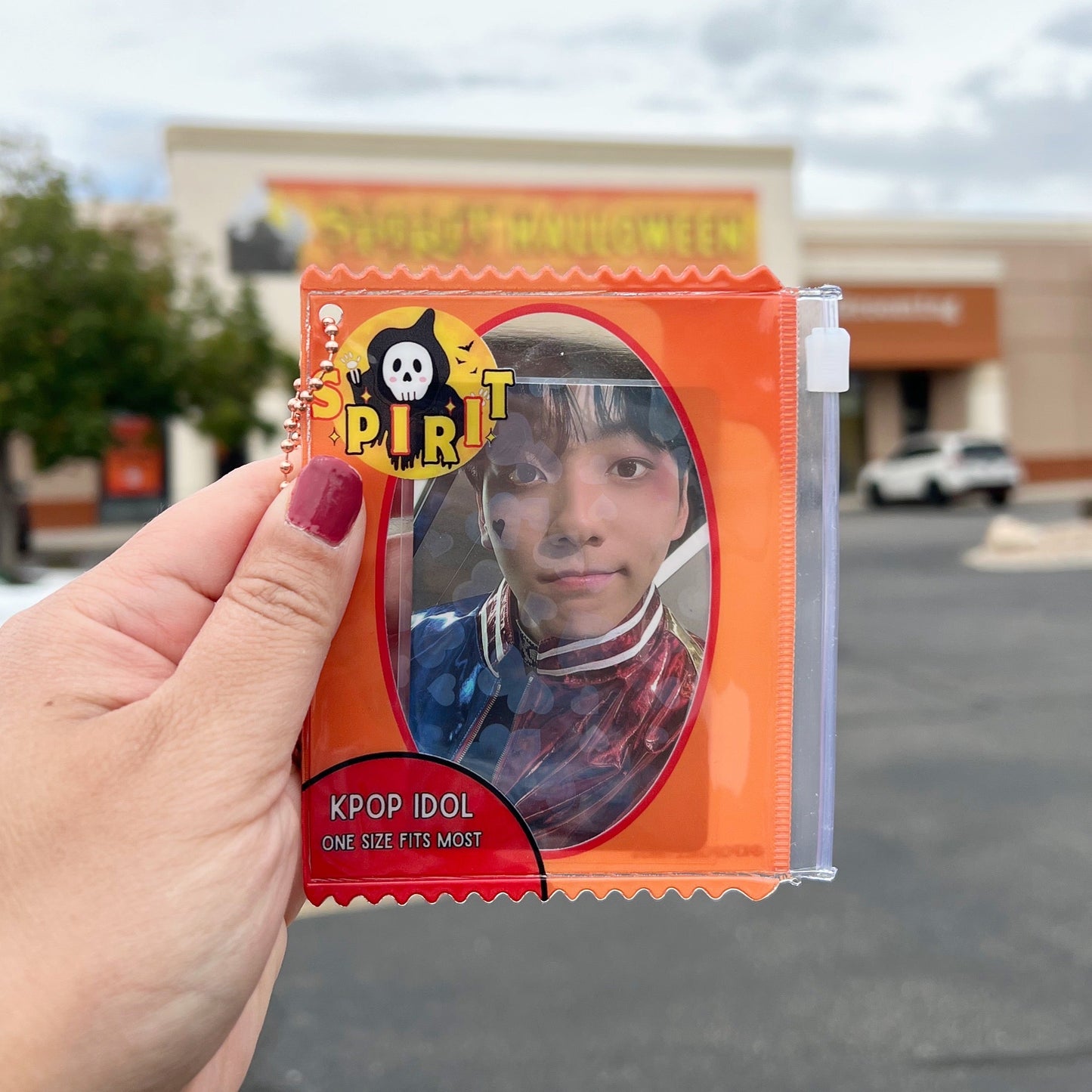 KPop Idol Spirit Halloween PVC Zipped Pouch- Photocard Holder